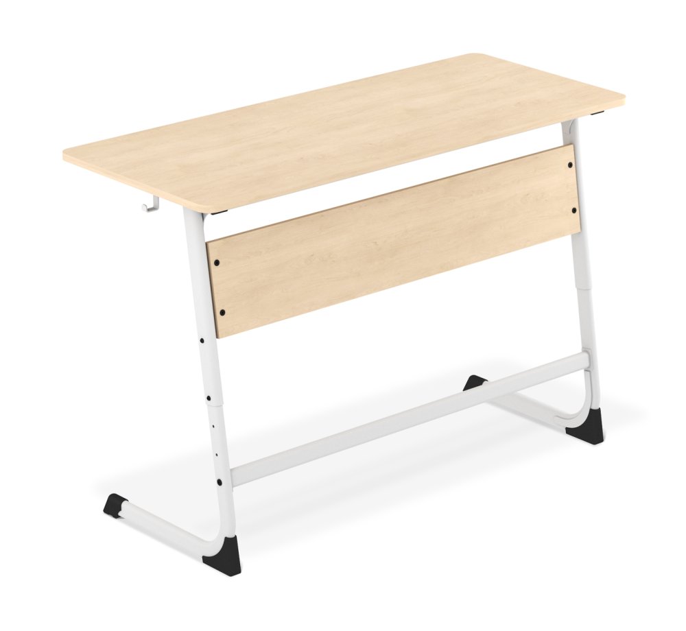 Cтол ученический береза/белый муар SHT-TN12/5-7