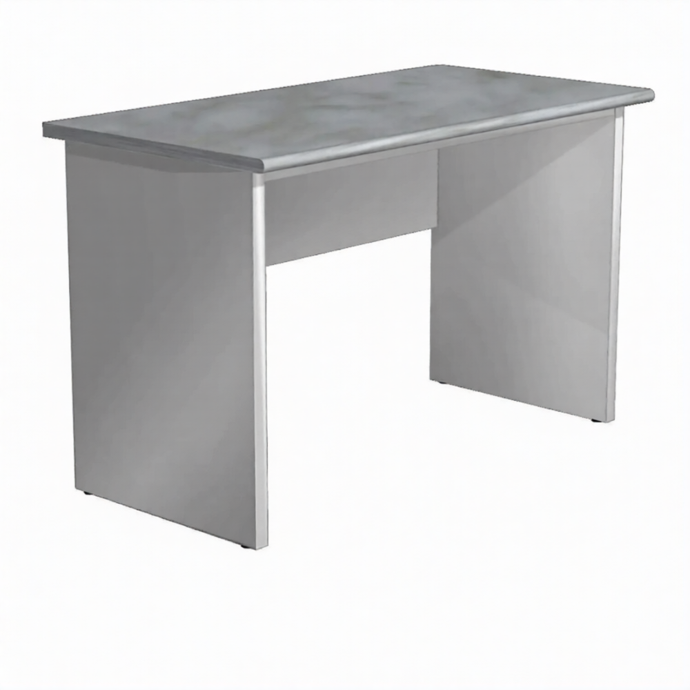 Стол рабочий металлический СЛМ (столешница постформинг серый, каркас серый)