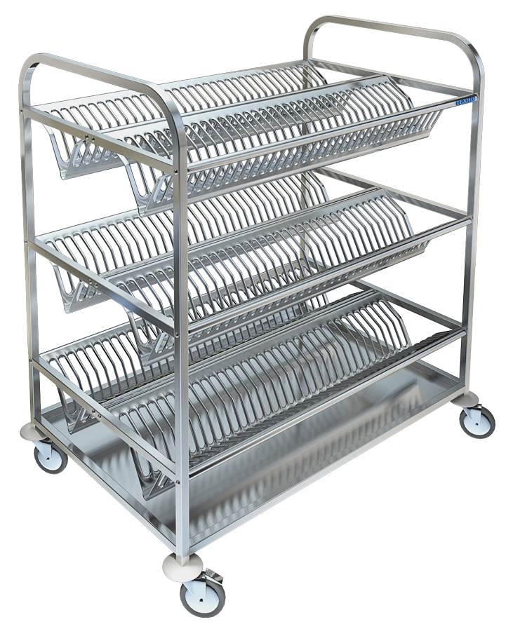 Тележка для сушки посуды ТП-233 (на 105 тарелок)