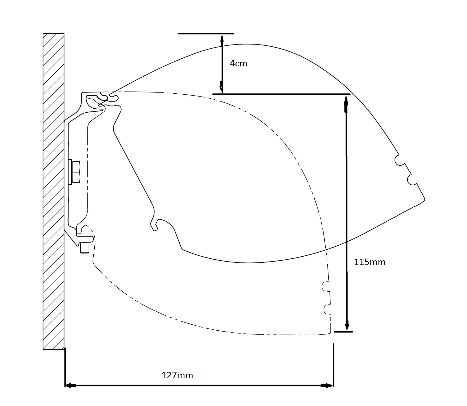 Kauber Red Label Tensioned BT Cinema 86" 16:9 107x190 дроп 80 см. Gray Pro