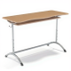 Двухместная школьная парта с крючками и полкой П2 - Base-П-3-7