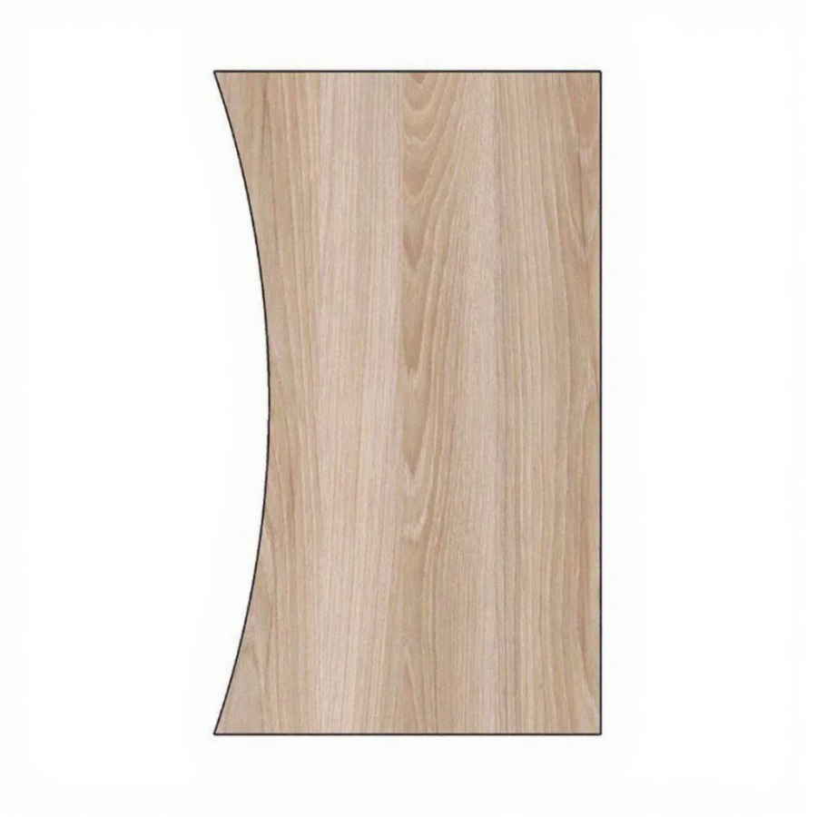 Офисный стол «НОРДЕН» с вырезом 1200x700 подстолье П 40x40 столешница 22 мм