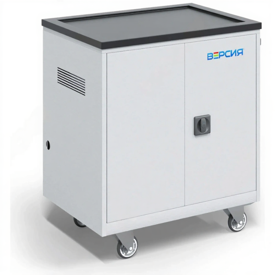 Тележка для хранения и зарядки 30 ноутбуков (15,6 дюймов) с электросхемой