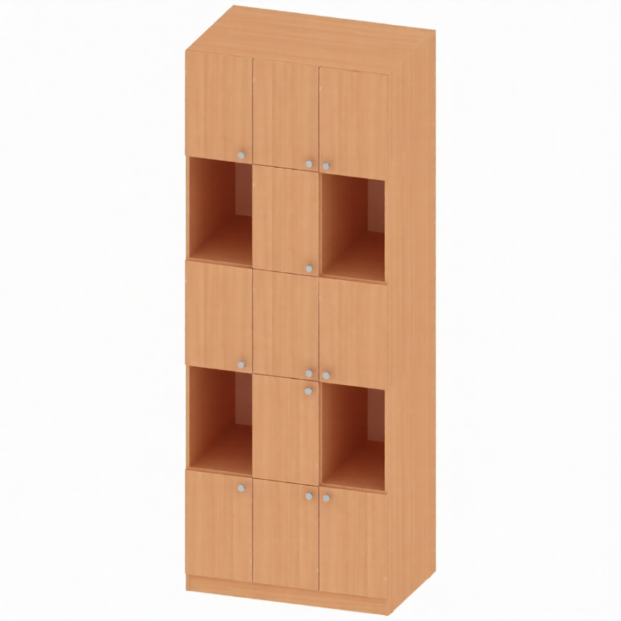 Стеллаж комбинированный для учебных пособий СТ-ТР-9