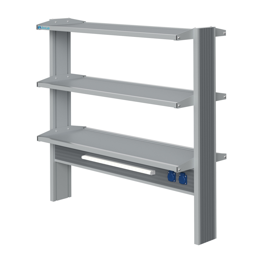 Технологический высокий островной стеллаж Mod. 1200 ТСОв