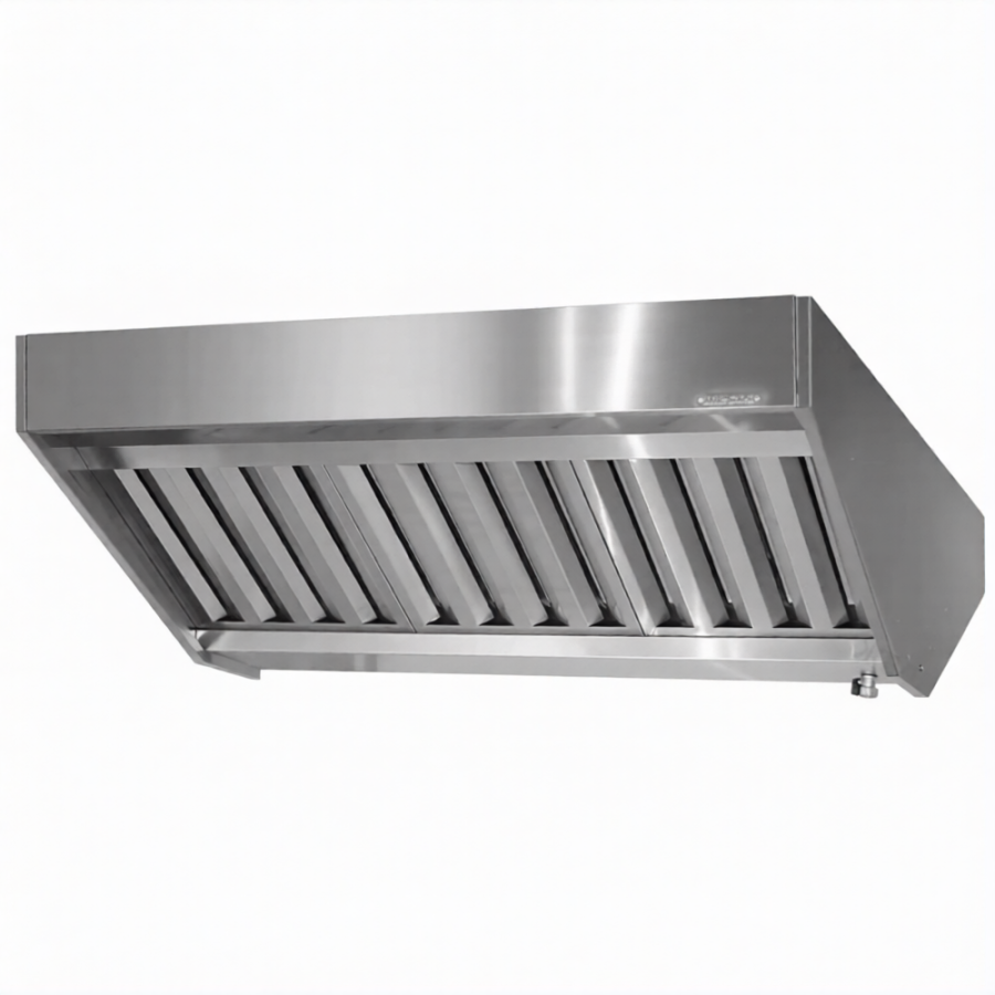 Зонт вытяжной полуоткрытый ЗВПб 400х1800х1600 «Base» островной