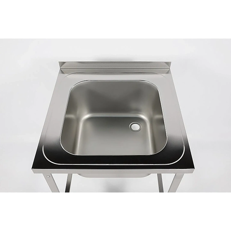 Ванна моечная односекционная цельнотянутая с бортом ВМЦ-1/6/6-БО-ЭН