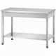 Стол производственный СПРп - 860х1200х800 «Profi Inox» (полка перфорация)