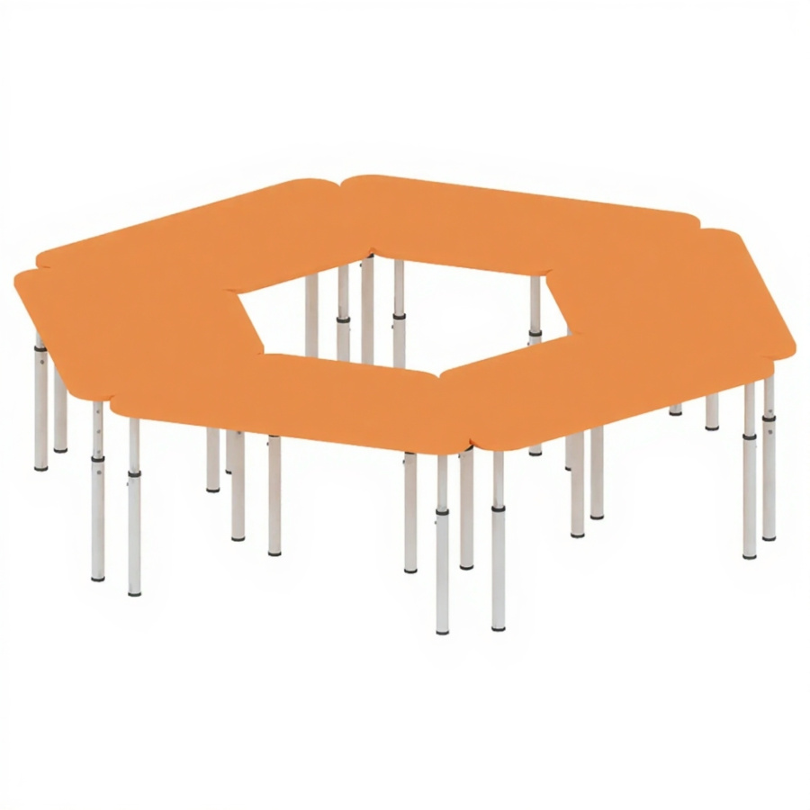 Стол модульный, комплект из 6 столов ШКАВ6-1