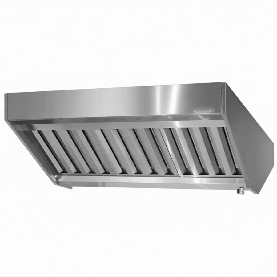 Зонт вытяжной полуоткрытый ЗВПб 400х1800х1600 «Base» островной