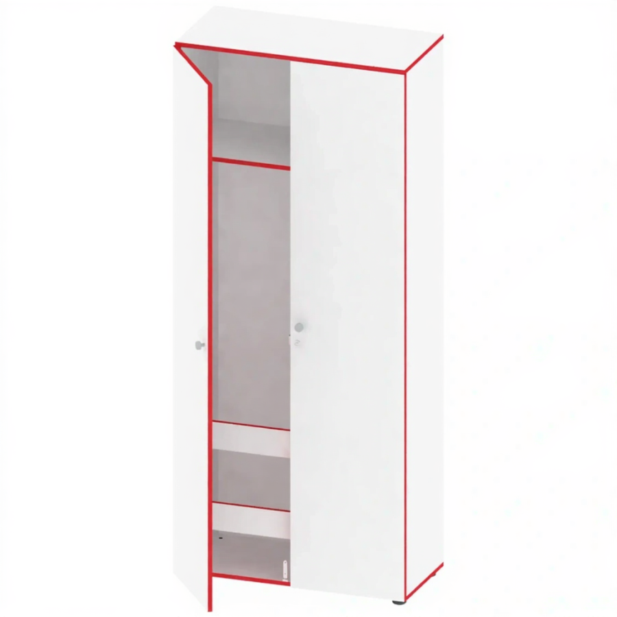 Шкаф для пособий СТЕ-ШП-58, Белый