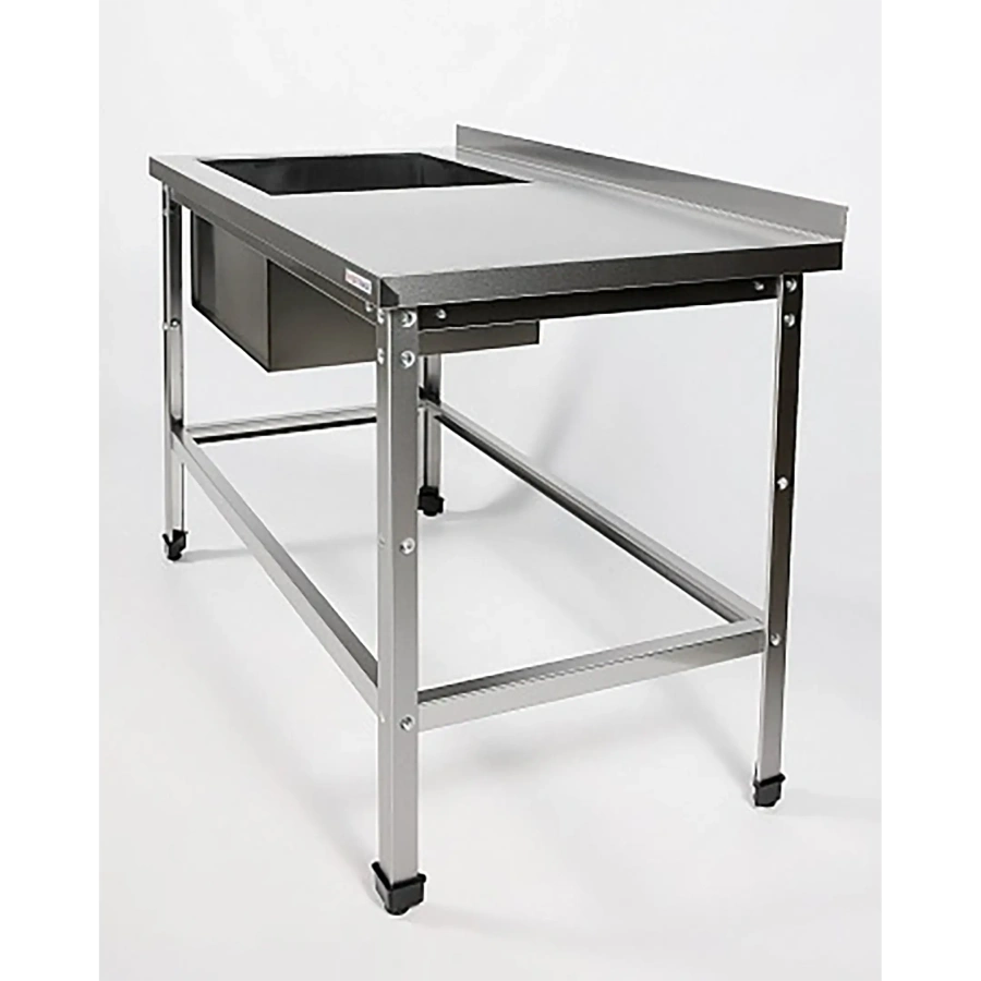 Ванна моечная сварная с рабочей поверхностью с бортом ВМСР/1-11/7-БЛО-ЭН