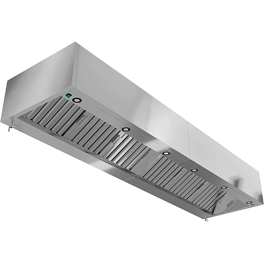 Зонт вытяжной пристенный с подсветкой ЗВПКП-09/14