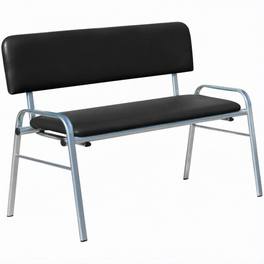 Банкетка медицинская со спинкой БС01